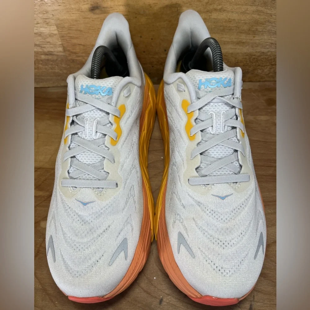 Hoka One One Arahi 6 Womens Sz 11 Running Shoes Nimbus Cloud Blanc de Blanc - Picture 3 of 12